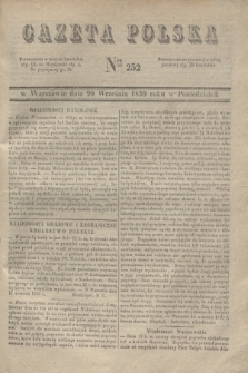 Gazeta Polska. 1830, Nro 252 (20 września)