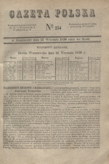 Gazeta Polska. 1830, Nro 254 (22 września)