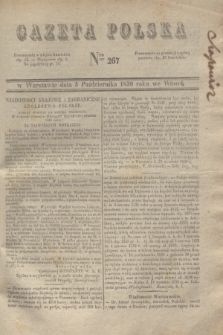 Gazeta Polska. 1830, Nro 267 (5 października)