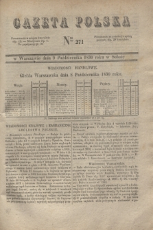 Gazeta Polska. 1830, Nro 271 (9 października)