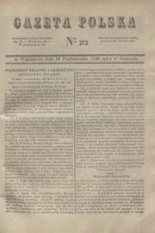 Gazeta Polska. 1830, Nro 272 (10 października)