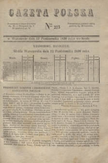Gazeta Polska. 1830, Nro 275 (13 października)