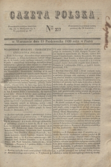 Gazeta Polska. 1830, Nro 277 (15 października)