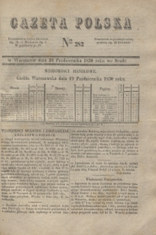 Gazeta Polska. 1830, Nro 282 (20 października)