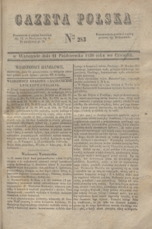 Gazeta Polska. 1830, Nro 283 (21 października)