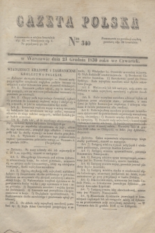 Gazeta Polska. 1830, Nro 340 (23 grudnia)