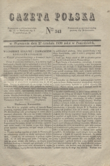 Gazeta Polska. 1830, Nro 343 (27 grudnia)