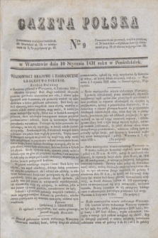 Gazeta Polska. 1831, Nro 9 (10 stycznia)