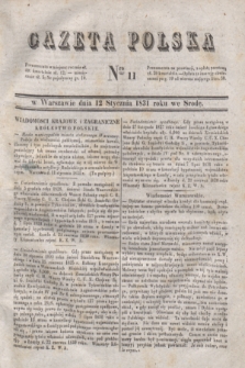 Gazeta Polska. 1831, Nro 11 (12 stycznia)