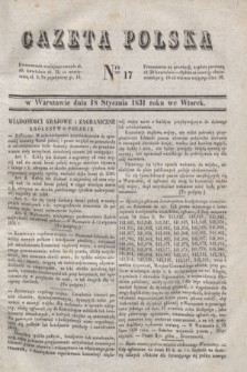 Gazeta Polska. 1831, Nro 17 (18 stycznia)