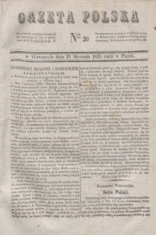 Gazeta Polska. 1831, Nro 20 (21 stycznia)