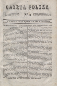 Gazeta Polska. 1831, Nro 23 (24 stycznia)