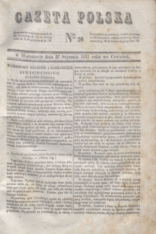 Gazeta Polska. 1831, Nro 26 (27 stycznia)