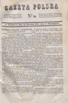 Gazeta Polska. 1831, Nro 30 (31 stycznia)