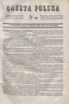 Gazeta Polska. 1831, Nro 32 (3 lutego)