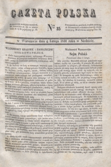 Gazeta Polska. 1831, Nro 35 (6 lutego)
