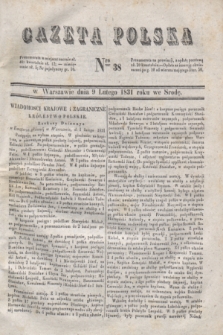 Gazeta Polska. 1831, Nro 38 (9 lutego)
