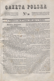 Gazeta Polska. 1831, Nro 56 (27 lutego)