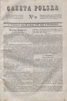 Gazeta Polska. 1831, Nro 57 (28 lutego)