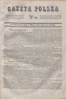 Gazeta Polska. 1831, Nro 58 (1 marca)