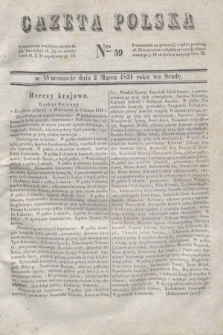 Gazeta Polska. 1831, Nro 59 (2 marca)