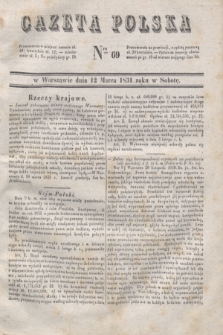 Gazeta Polska. 1831, Nro 69 (12 marca)