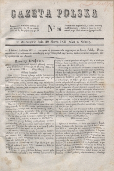 Gazeta Polska. 1831, Nro 76 (19 marca)