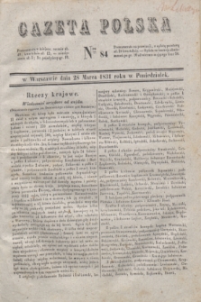 Gazeta Polska. 1831, Nro 84 (28 marca)