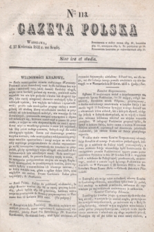 Gazeta Polska. 1831, Nro 113 (27 kwietnia) + dod.