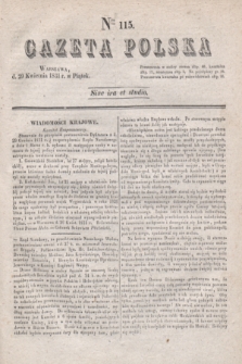 Gazeta Polska. 1831, Nro 115 (29 kwietnia)