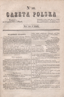 Gazeta Polska. 1831, Nro 161 (17 czerwca)
