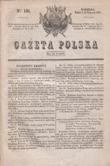 Gazeta Polska. 1831, Nro 168 (24 czerwca)
