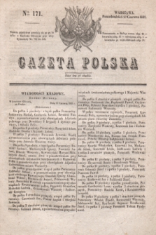 Gazeta Polska. 1831, Nro 171 (27 czerwca)