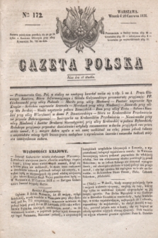 Gazeta Polska. 1831, Nro 172 (28 czerwca)