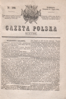 Gazeta Polska. 1831, Nro 180 (7 lipca) + dod.