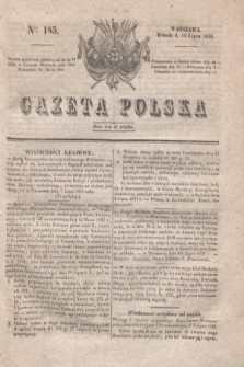 Gazeta Polska. 1831, Nro 185 (12 lipca)