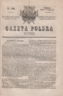 Gazeta Polska. 1831, Nro 188 (15 lipca)