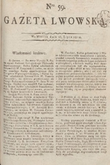 Gazeta Lwowska. 1814, nr 59