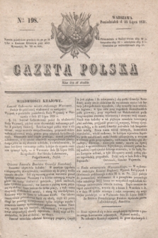 Gazeta Polska. 1831, Nro 198 (25 lipca)