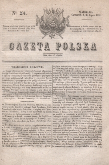 Gazeta Polska. 1831, Nro 201 (28 lipca)