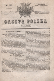 Gazeta Polska. 1831, Nro 207 (3 sierpnia)