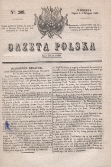 Gazeta Polska. 1831, Nro 209 (5 sierpnia)