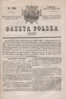 Gazeta Polska. 1831, Nro 220 (17 sierpnia)