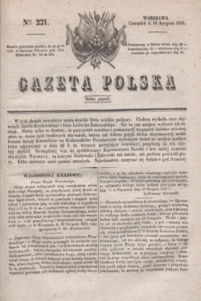 Gazeta Polska. 1831, Nro 221 (18 sierpnia)