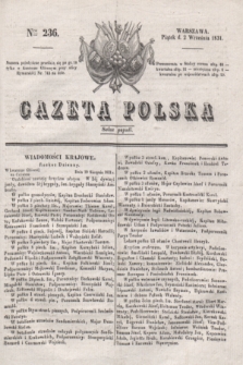 Gazeta Polska. 1831, Nro 236 (2 września)