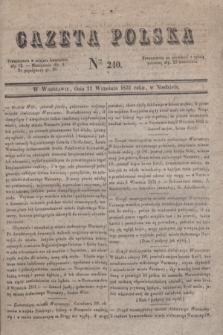 Gazeta Polska. 1831, Nro 240 (11 września)