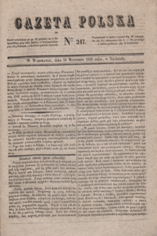 Gazeta Polska. 1831, Nro 247 (18 września)