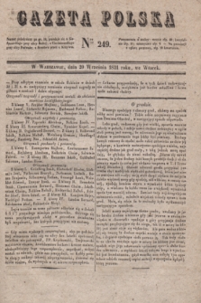 Gazeta Polska. 1831, Nro 249 (20 września)