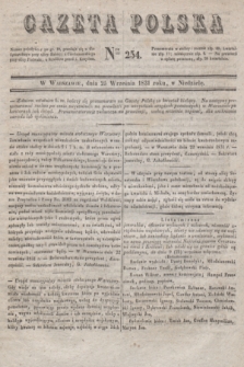 Gazeta Polska. 1831, Nro 254 (25 września)
