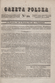 Gazeta Polska. 1831, Nro 255 (26 września)